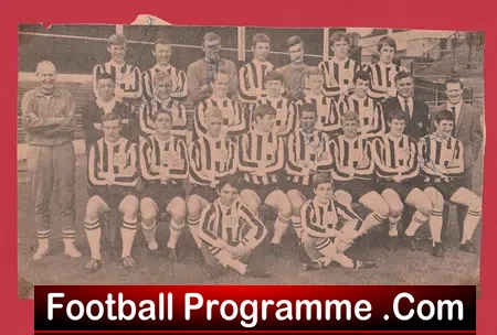Notts County Football Club Multi Autographed Signed 1968