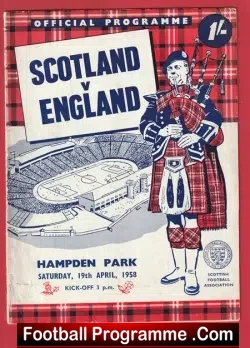 Scotland v England 1958 – Bobby Charlton Debut