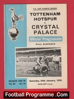 Tottenham Hotspur v Crystal Palace 1970 – FA Cup
