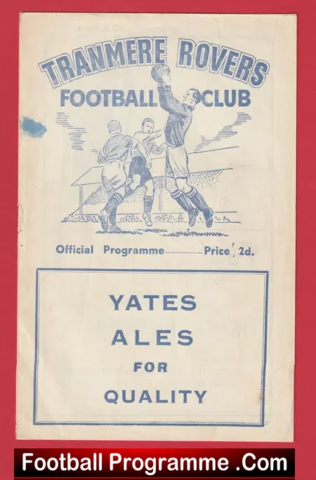 Tranmere Rovers v Oldham Athletic 1954
