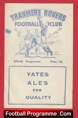 Tranmere Rovers v Oldham Athletic 1954
