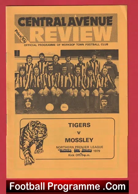 Worksop Town v Mossley 1979