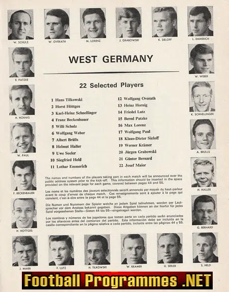 England World Cup Tournamant Brochure Programme 1966