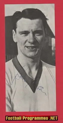 Fulham Bobby Robson Autograph Signed Picture 1950s