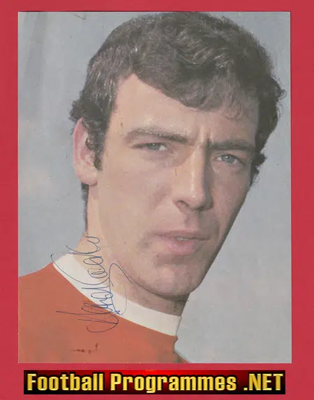 Manchester United David Sadler Autograph Signed Man Utd