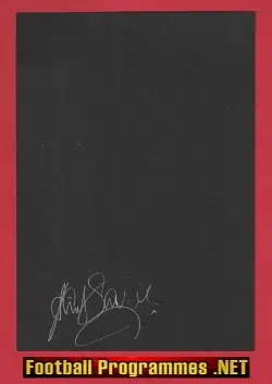 Manchester United David Sadler Autograph Signed Man Utd Football