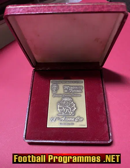 Wales Ladies Womens Football Team Welsh FA Original Medal Algarve 2011