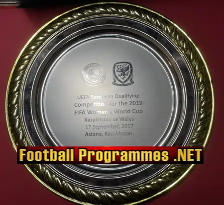 Wales Ladies Womens Football Team Welsh World Cup Original Trophy 2017