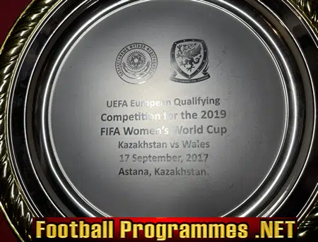 Wales Ladies Womens Football Team Welsh World Cup Original Trophy 2017