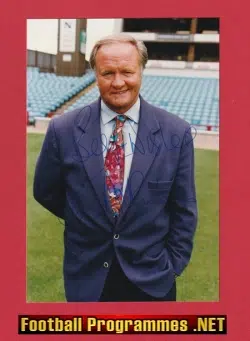 Manchester United Ron Atkinson Autograph Signed Man Utd 80s