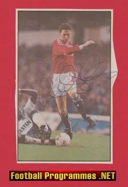 Manchester United Lee Sharpe Autograph Signed Man Utd 90s