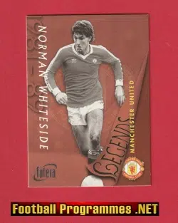Manchester United Norman Whiteside Autograph Signed Man Utd 90s
