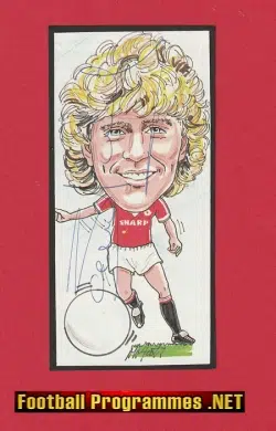 Manchester United Scott McGarvey Autograph Signed Man Utd 80s