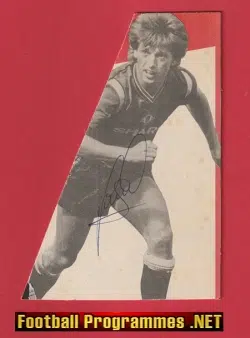 Manchester United Jesper Olsen Autograph Signed Man Utd 80s
