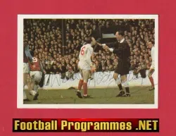 Manchester United Nobby Stiles Autograph Signed Man United 60s