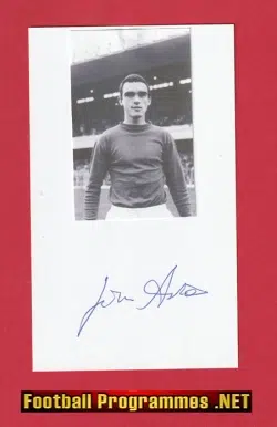 Manchester United John Aston Autograph Signed Man Utd 1940s