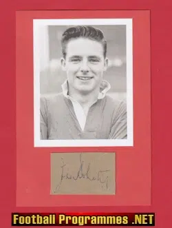 Manchester United John Doherty Autograph Picture Busby Babes