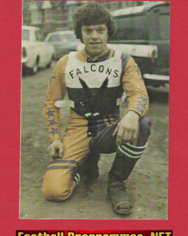 Exeter Speedway Bob Cole Autograph Signed picture The Falcons