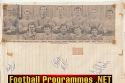 Barnsley Football Club Multi Autographed Scrap book Pages 1970s