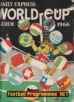 World Cup 66 Football Daily Express Magazine Guide 1966