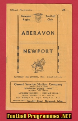 Newport Rugby v Aberavon 1960
