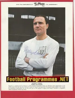 Fulham George Cohen Signed Autograph Typoo Tea Card