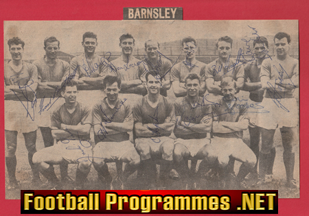 Barnsley Football Club Multi Signed Autographed Picture 1960