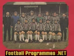 Notts County Football Club Multi Signed Autographed Picture 1970