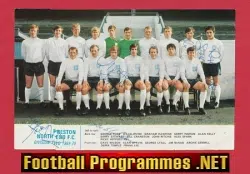 Preston North End Football Club Multi Signed Autographed 1969