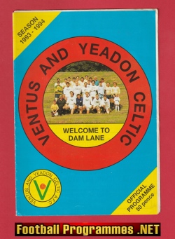 Ventus Yeadon Celtic v Brook Motors 1993 – West Riding Amateur