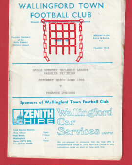 Wallington Town v Pegasus Juniors 1986 – Hellenic League