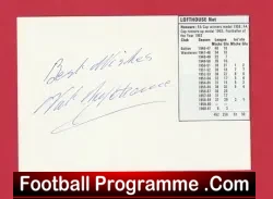 Bolton Wanderers Nat Lofthouse Autograph Signed Sheet - football programme