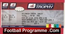 Carlsile United v Swansea City 2006 Football League Trophy Final