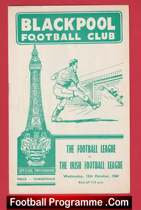 England Football League v Ireland 1960 – at Blackpool Denis Law