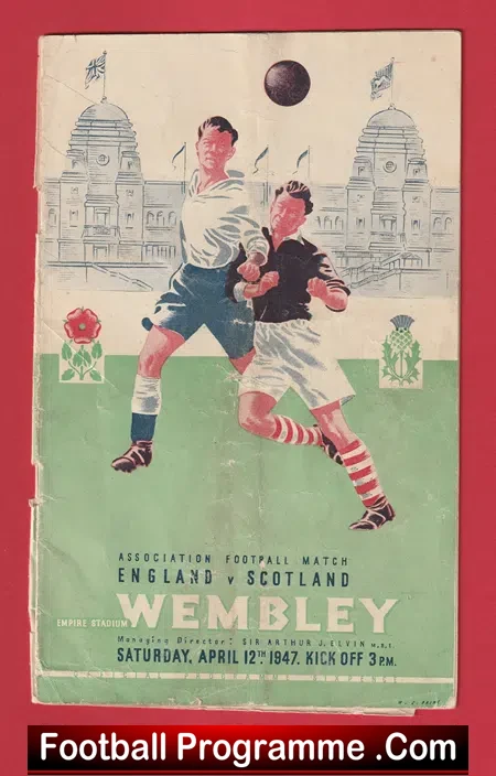 England v Scotland 1947 – 1940s International Match Wembley