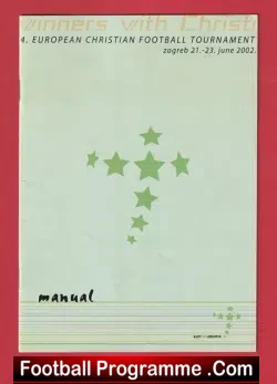 European Christian Womens Football Tournament 2002 – Zagreb – Manual