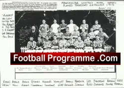 Manchester United Football Club Team Picture Squad 1913 – 1914