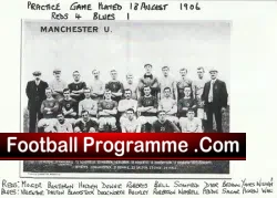Manchester United Football Club Team Picture Squad 1906 – 1907