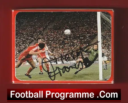 Nottingham Forest Trevor Francis Signed Playing Cards Euro Goal