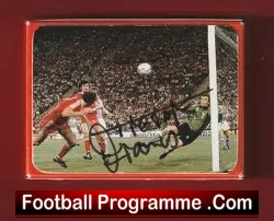 Nottingham Forest Trevor Francis Signed Playing Cards Euro Goal