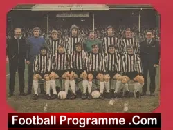 Notts County Football Club Multi Signed Autographed Picture 1970