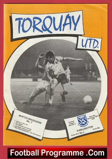 Torquay United v Darlington 1979 – Plus Coach Match Review