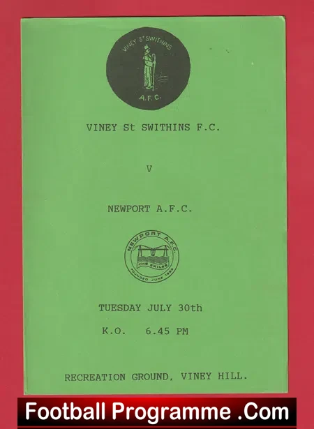 Viney St Swithins v Newport 1996 – at Rec Ground Viney Hill