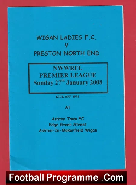 Wigan Ladies v Preston North End 2008 - Womens Football