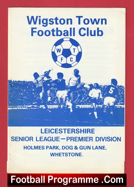 Wigston Town v Thringstone 1986 – Leicester Senior League