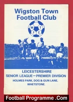 Wigston Town v Thringstone 1986 – Leicester Senior League