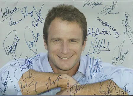 Bath Rugby Mike Catt Multi Signed Benefit Calendar 2004