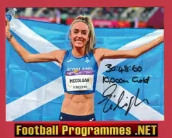 Olympic Runner Eilish McColgan Autograph Signed Picture 2022