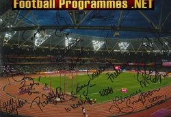 Athletic World Championships 2017 Multi Signed Autographed Photo