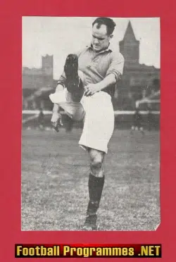 Manchester United Johnny Carey Autograph Signed Man Utd 1940's
